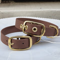 Collier chien en Biothane - Chocolat - By Biche