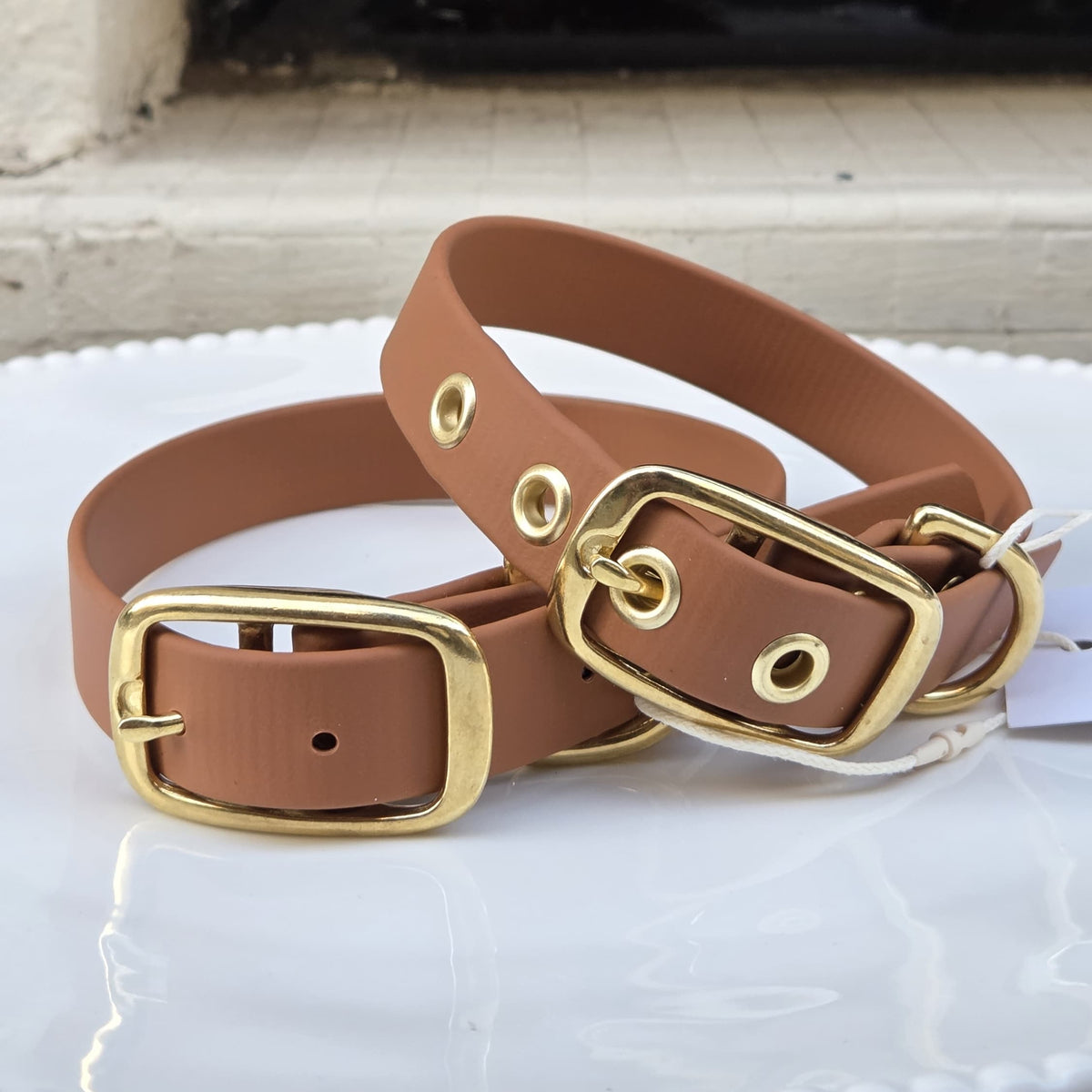 Collier chien en Biothane - Camel - By Biche