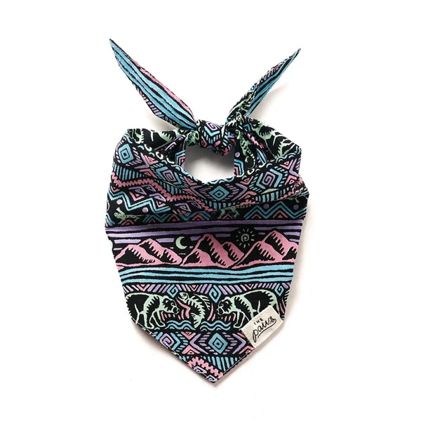 Bandana pour chien - Sauvage noir - The Paws