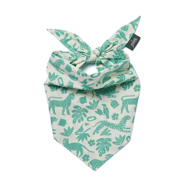 Bandana pour chien - Sauvage vert - The Paws