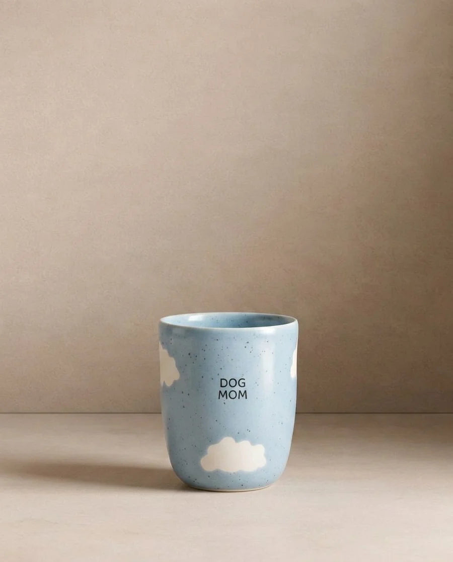 Tasse Dog Mom - Bleu - Egg Pet Home