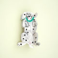 Pince à cheveux Dalmatien – Dents en métal - Coucou Suzette