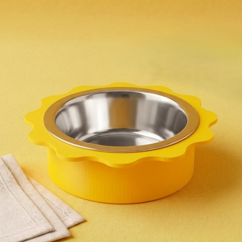 Gamelle vague avec insert inox - Ronron Petclub
