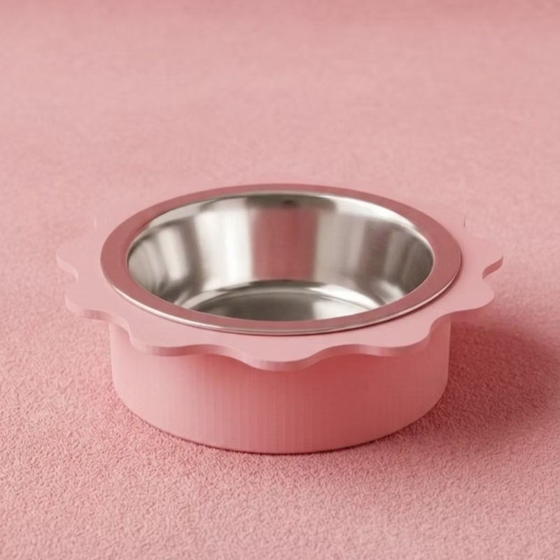 Gamelle vague avec insert inox - Ronron Petclub