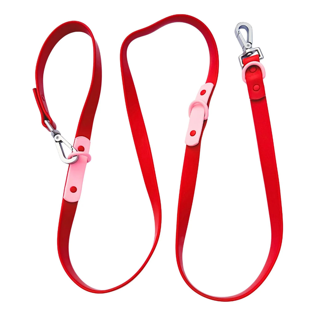 Laisse mains libres pour chien - Rouge - Approved by Fritz